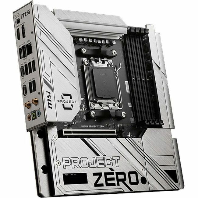 MSI B650M PROJECT ZERO Gaming Desktop Motherboard
