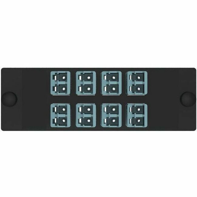Panduit Opticom Keyed H-Aqua/Non-Keyed FAP, OM4, 8 LC Duplex