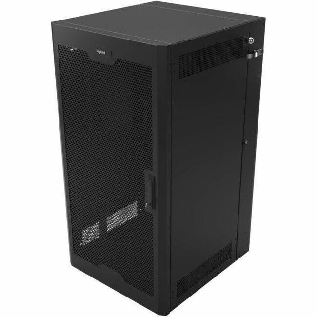 Ortronics Swing-Out Wall-Mount Ruggedized Cabinets, 26RU, Perforated Door
