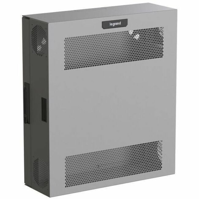 Ortronics Compact Edge Cabinet, 4 RU, Perforated Door - Magnesium
