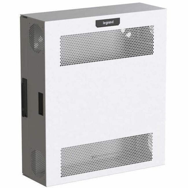 Ortronics Compact Edge Cabinet, 4 RU, Perforated Door - White