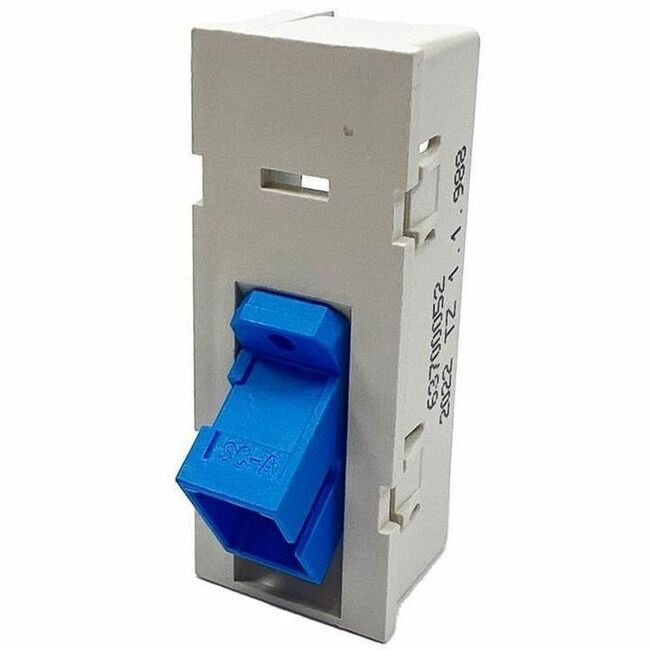 Ortronics Tracjack, Sc, Singlemode Duplex Blue Adapter,fog White