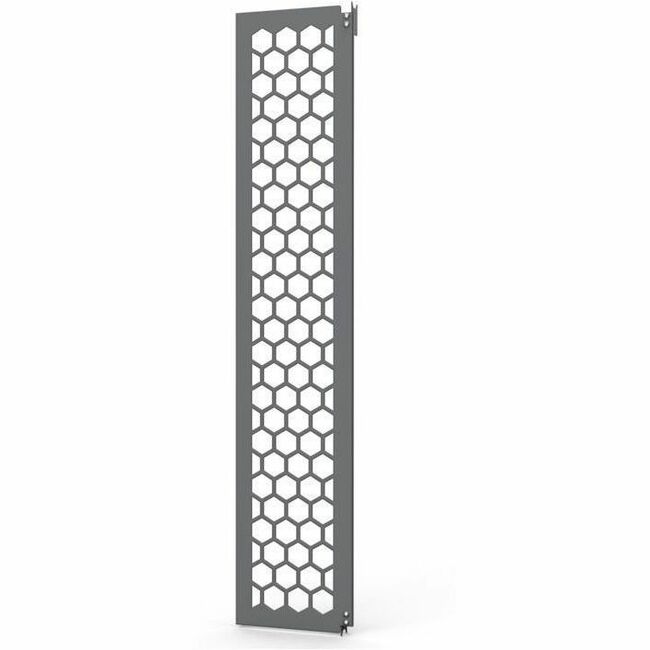 Ortronics Mighty Mo 20 Hex Pattern Vertical Cable Management Panel, 7', 15" Deep, Black