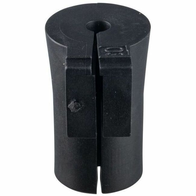 Panduit Cable Entry Grommet, Single, Small, 0.12"-0.16" , Black TPE, 12 PC