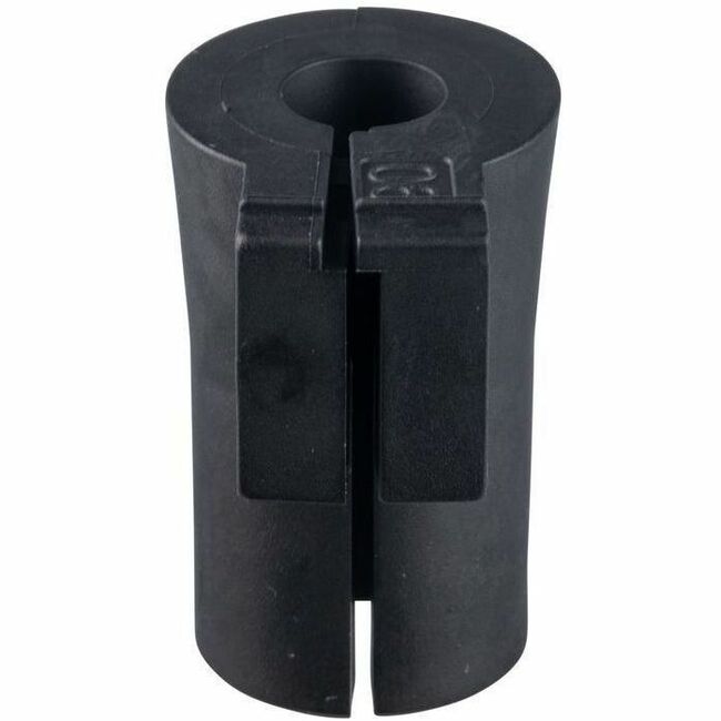Panduit Cable Entry Grommet, Single, Small, 0.24"-0.28" , Black TPE, 12 PC