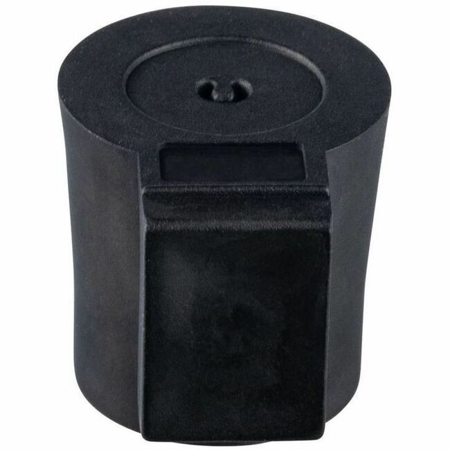 Panduit Cable Entry Grommet, Single, Small, Blank, Black TPE, 12 PC