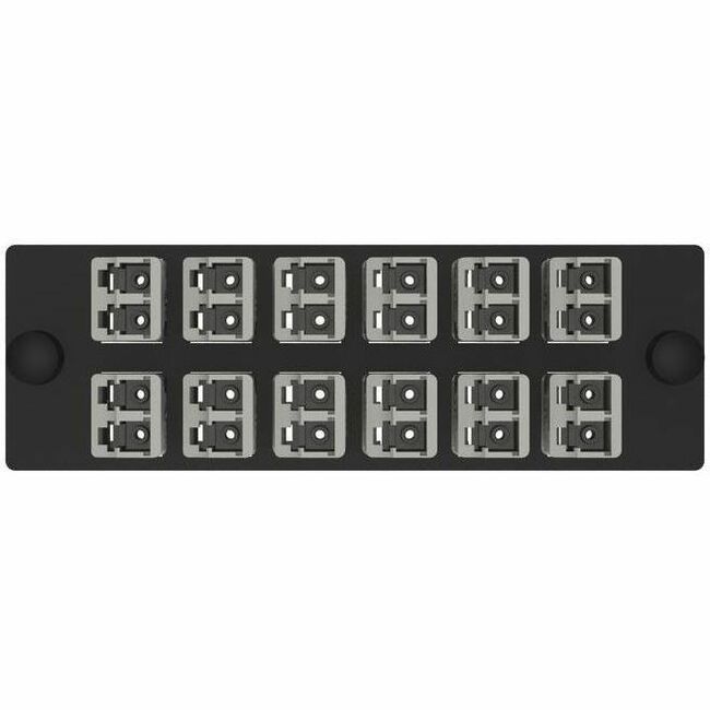 Panduit Opticom Keyed P-Keyed White/Non-Keyed FAP, OM4, 12 LC Duplex