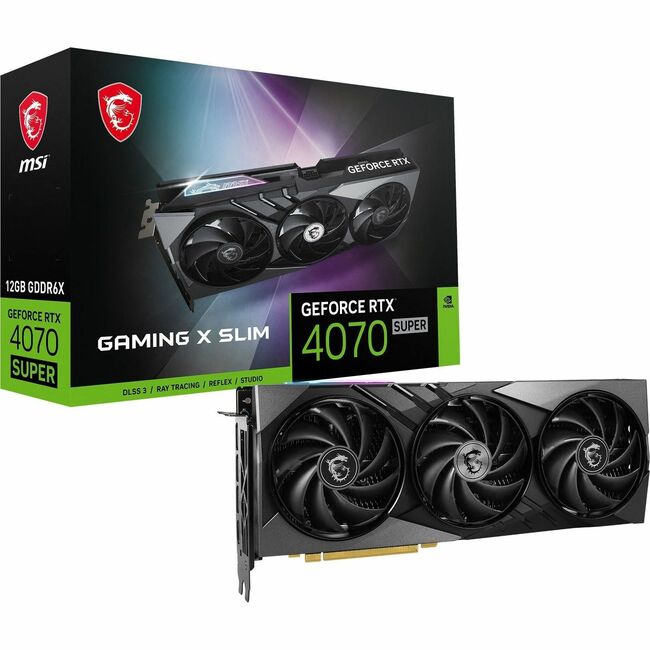 MSI GeForce RTX 4070 SUPER 12G GAMING X SLIM Graphic Card