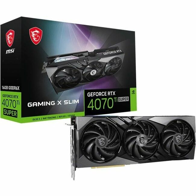 MSI GeForce RTX 4070 Ti SUPER 16G GAMING X SLIM Graphic Card