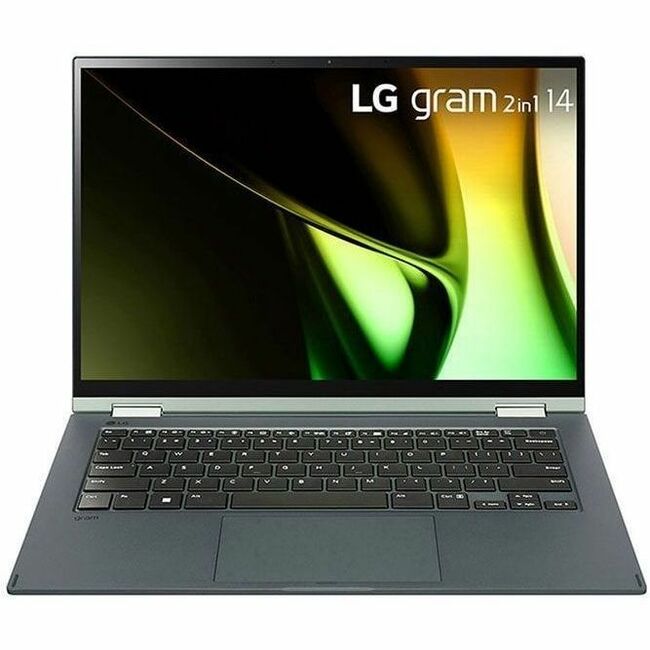 LG gram 14T90S-G.APB5U1 14" Touchscreen Convertible 2 in 1 Notebook - WUXGA - 60 Hz - Intel Core Ultra 7 1st Gen 155H - 16 GB - 512 GB PCI Express NVMe 4.0 SSD - Black