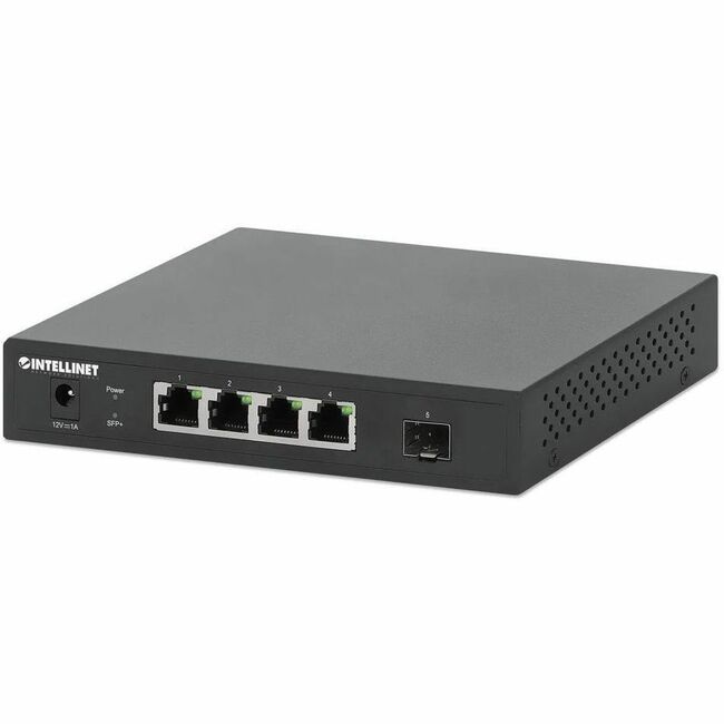 Intellinet 5-Port Switch with 4 x 2.5G Ethernet Ports and 1 SFP+ Uplink