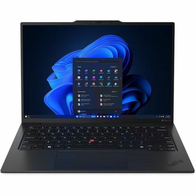 Lenovo ThinkPad X1 Carbon Gen 12 21KC009WUS 14" Notebook - WUXGA - 60 Hz - Intel Core Ultra 5 135U - vPro Technology - Intel Evo Platform - 16 GB - 1 TB SSD - English Keyboard - Black Paint