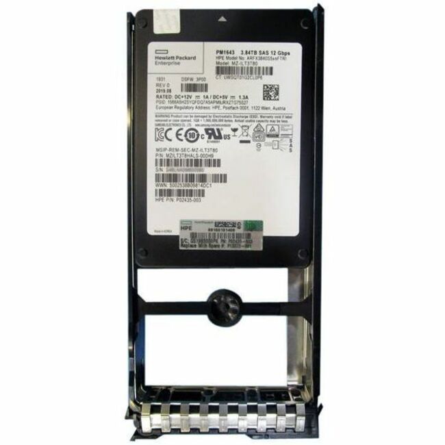 HPE Sourcing Primera 600 3.84 TB Solid State Drive - Internal - SAS