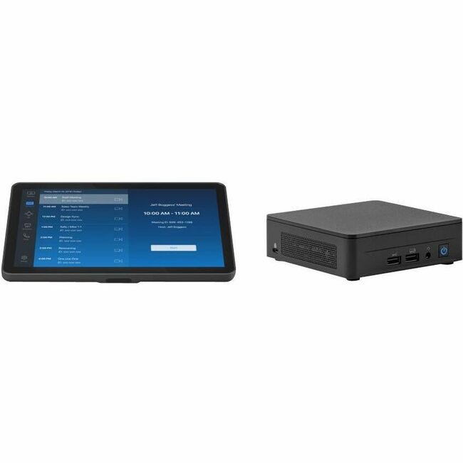 Logitech BASE Zoom Room (no AV) with Tap + ASUS NUC