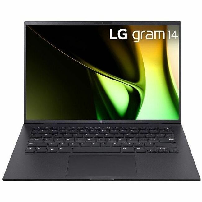 LG gram 14Z90S-V 14Z90S-V.APB2U1 14" Notebook - WUXGA - 60 Hz - Intel Core Ultra 5 1st Gen 125H - 16 GB - 256 GB PCI Express NVMe 4.0 SSD - Obsidian Black