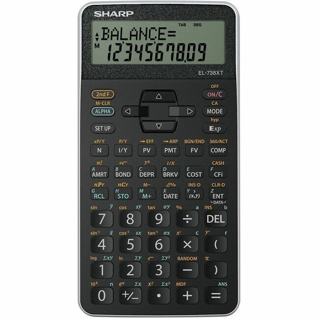 Sharp EL738XT 10-Digit Financial Calculator