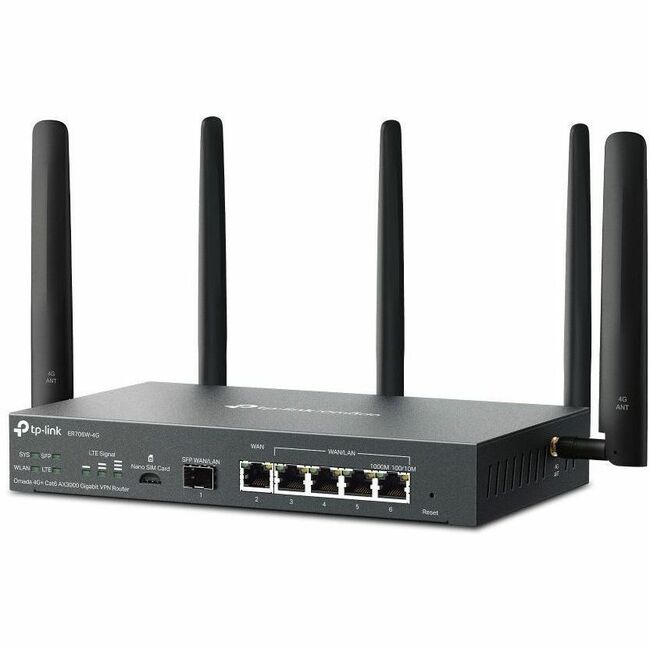 TP-Link Omada 4G+ Cat6 AX3000 Gigabit VPN Router