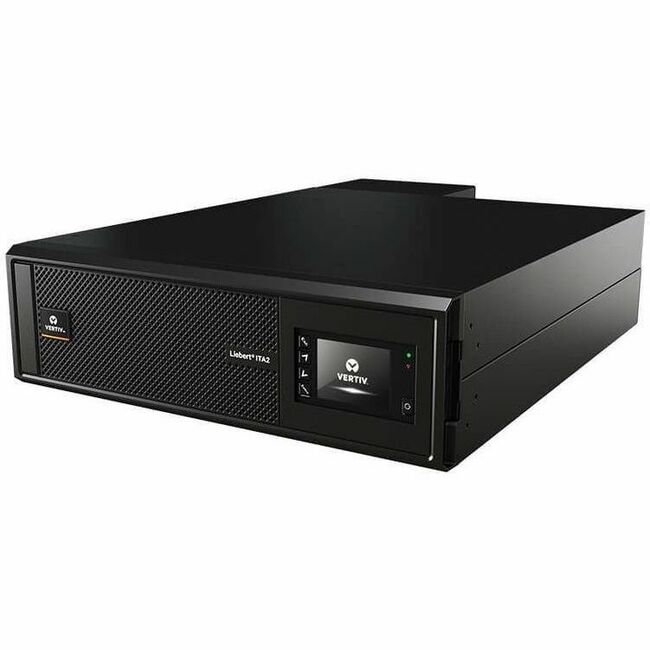 Vertiv Liebert ITA2 15kVA/kW 208/120VAC 3-Phase 4 Wire Online UPS with RDU120 Card, Compact, Modular Rack/Tower (ITA2-15KRT208C)