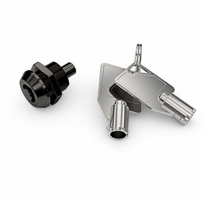 MacLocks Keyed Different Cylinders (All Key Sets are Different) - Black