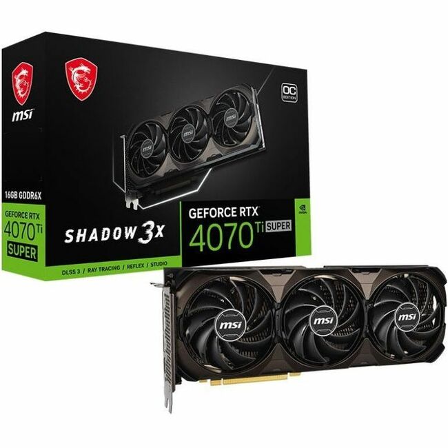 MSI RTX 4070 TI Super 16G Shadow 3X OC Nvidia Graphic Card