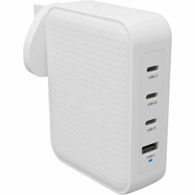 Targus HyperJuice&reg; 145W USB-C GaN Travel Charger with 4 Ports - White