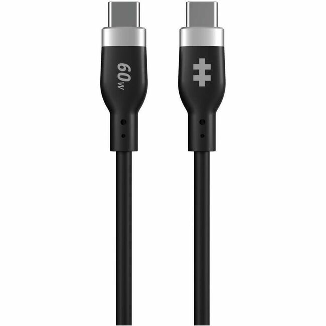 Hyper HyperJuice USB-C Silicone Charging Cable (1.5m/5ft) - Black