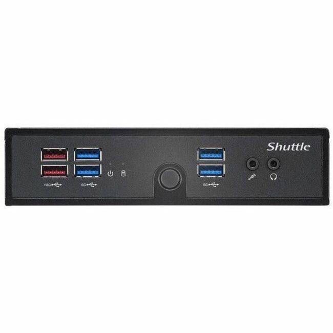 Shuttle XPC slim Barebone System - Slim PC - 1 x Processor Support - 1 Celeron 12th Gen 7305 1.10 GHz Penta-core (5 Core)
