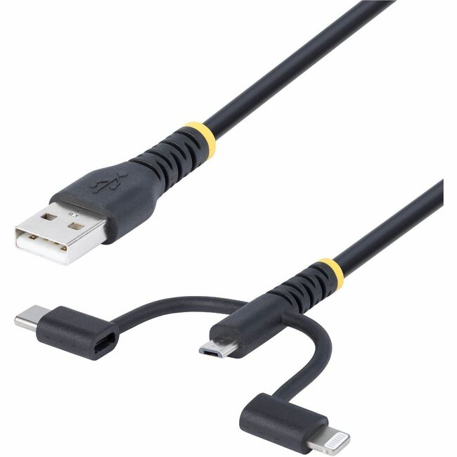 StarTech Lightning/Micro-USB/USB/USB-C Data Transfer Cable