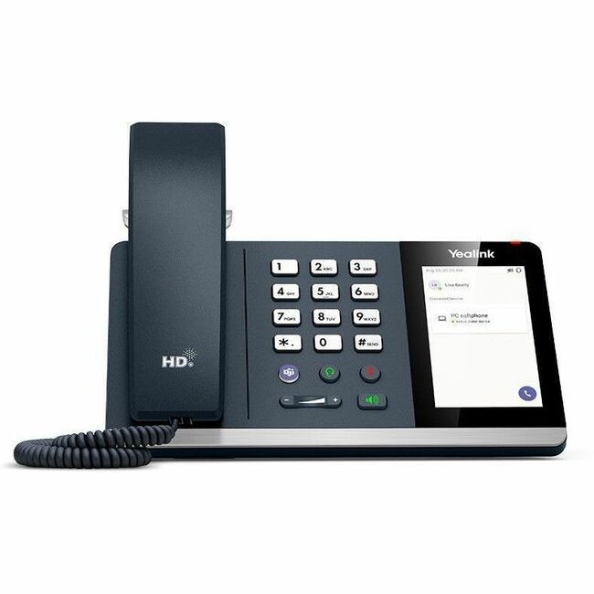 Yealink MP45 IP Phone - Corded - Corded - Wall Mountable, Desktop - VoIP - 4"