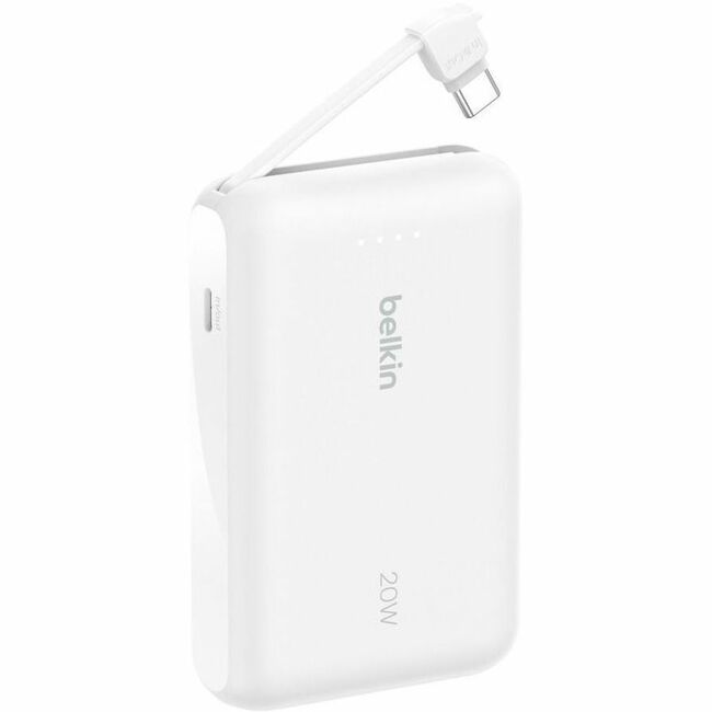 Belkin BoostCharge Power Bank 10K with Integrated Cable