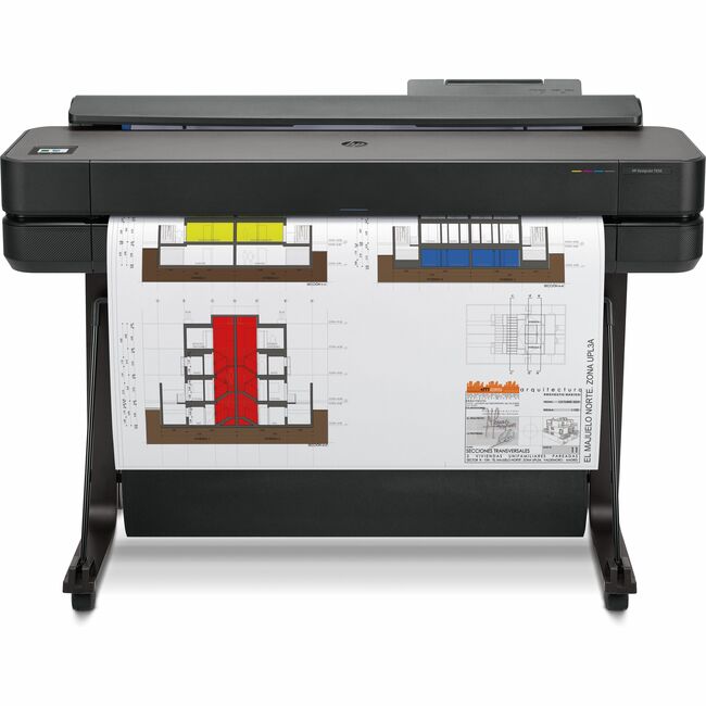 Hewlett Packard - HP DesignJet T650 36-in Printer 2025 Edition (5HB10T)