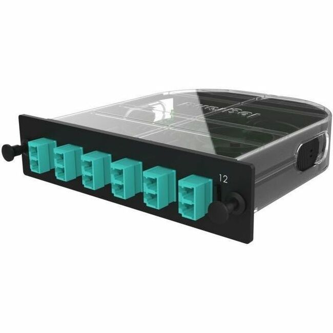 Ortronics Q-Series Splice Cassette 12 Single Fiber, SC Duplex, OM4, Ultra Performance