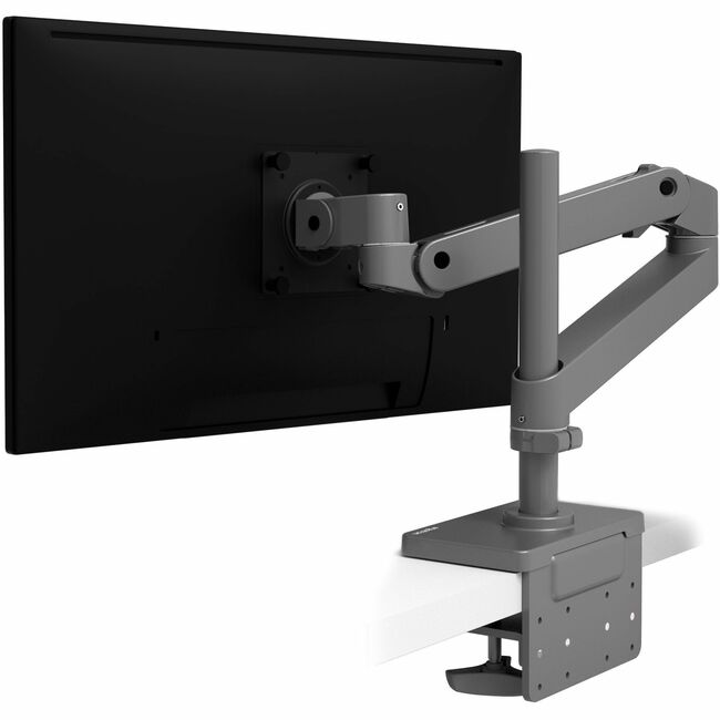 Ergotron LX Pro Desk Monitor Arm, Tall Pole (Dark Grey)