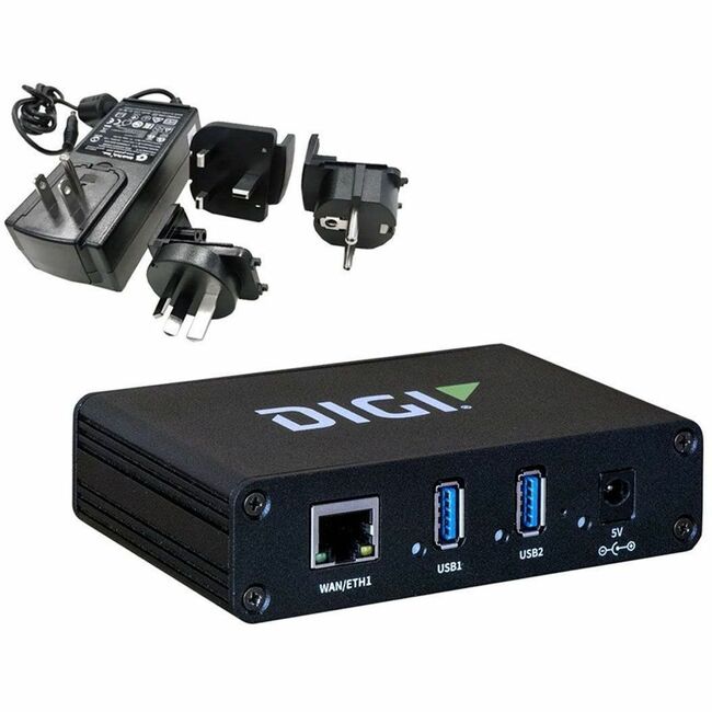 Digi AnywhereUSB 2 Plus USB/Ethernet Combo Hub