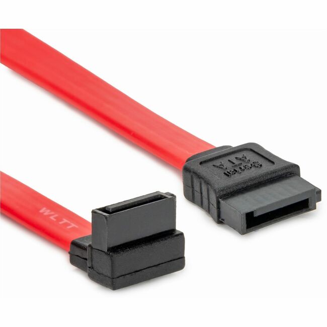 Rocstor 18in SATA to Right Angle SATA Serial ATA Cable