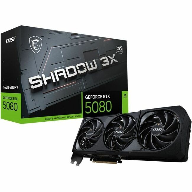 MSI GeForce RTX 5080 16G SHADOW 3X OC Graphic Card