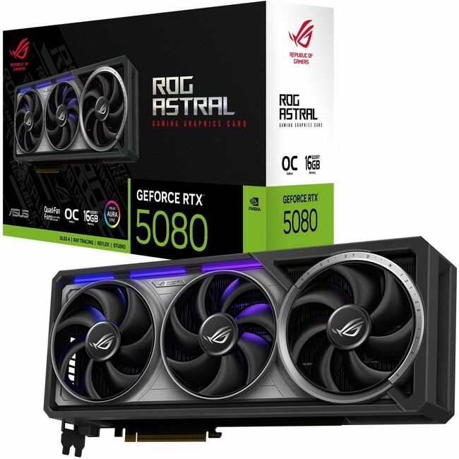 Asus Astral GeForce RTX 5080 16GB GDDR7 OC Edition Graphic Card