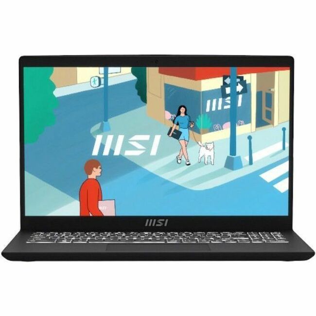 MSI Modern 15 B13M-1097US 15.6" Notebook - Full HD - 60 Hz - Intel Core i5 13th Gen i5-1334U - 16 GB - 512 GB SSD - Classic Black