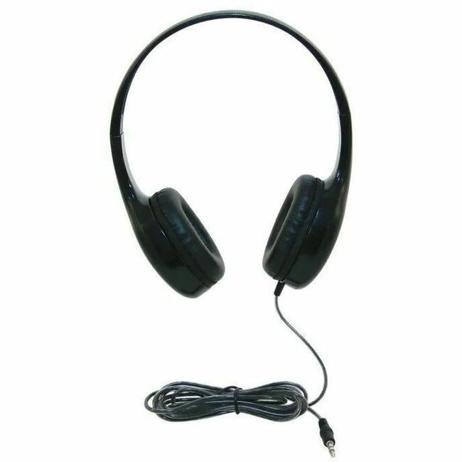 Califone KH-08N BK On-Ear Headphones, 3.5mm, Black