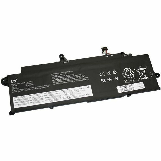 BTI 5B10W51877-BTI 4-CELL 15.36V LI-ION BATTERY 5B10W51874, 5B10W51875, 5B10W51876, 5B10W51877, L21B4P71, L21L4P73, L21M4P75, SB10W51975, SB10W51976, SB10W51978