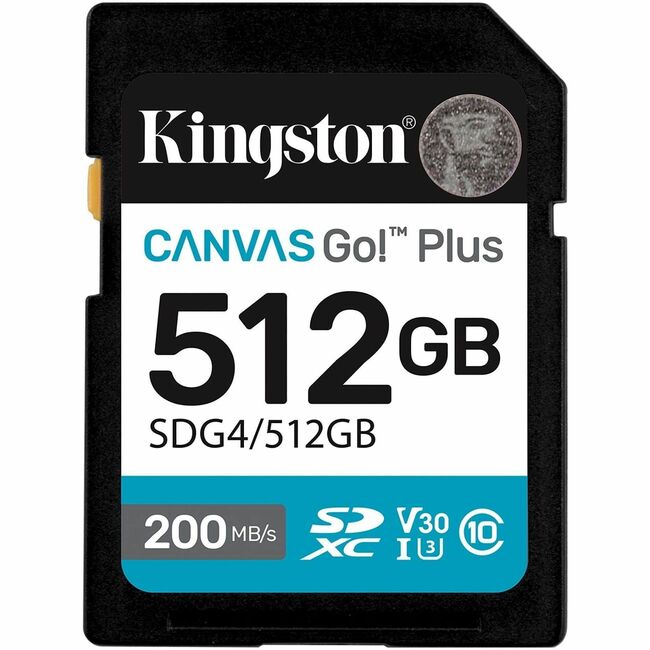 Kingston Canvas Go! Plus 512GB SDXC Card