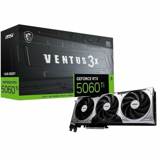 MSI GeForce RTX 5060 Ti 16G VENTUS 3X OC Graphic Card