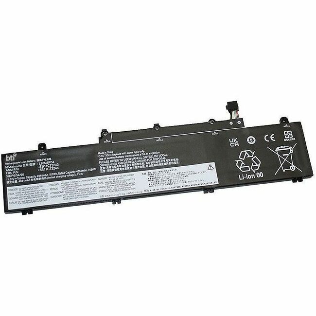 BTI L20M3PD4-BTI 3-CELL 11.52V LI-ION BATTERY L20M3PD4, SB11C73243, 5B11C73244, 5B11C73245, L20C3PD4, SB11C73240, 5B11E24665
