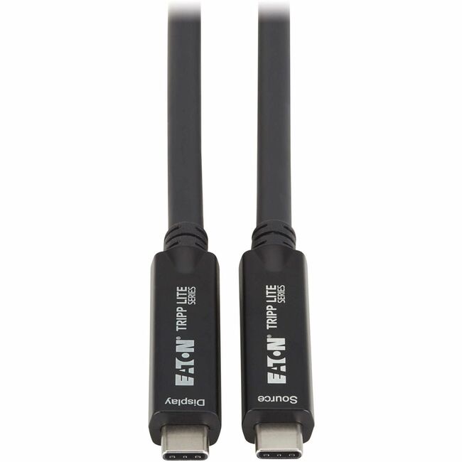 Tripp Lite series USB-C to USB-C Fiber Active Optical Cable, M/M, Black, 7.5 m (24.6 ft)