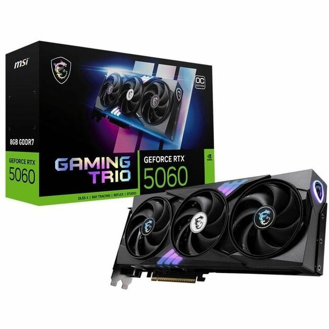 MSI GeForce RTX 5060 8G GAMING TRIO OC Graphic Card