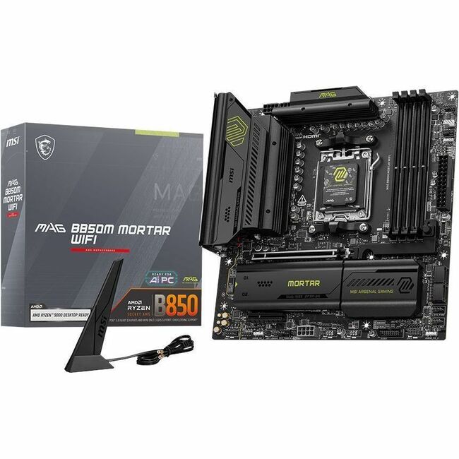 MSI MAG B850M MORTAR WIFI Gaming Desktop Motherboard