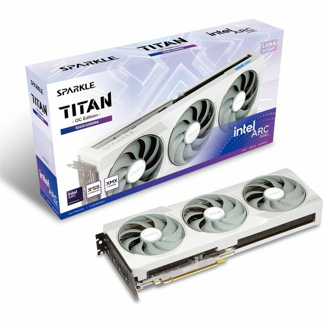 Sparkle Intel Arc B580 TITAN Luna OC Graphic Card
