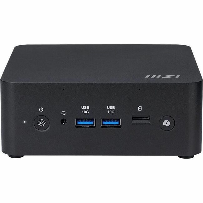 MSI Cubi NUC AI 2MG Cubi NUC AI+ 2MG-020UST Desktop Computer - Intel Core Ultra 9 288V - 32 GB - 1 TB SSD - Mini PC - Black - TAA Compliant - 3 Yr Advance Replacement