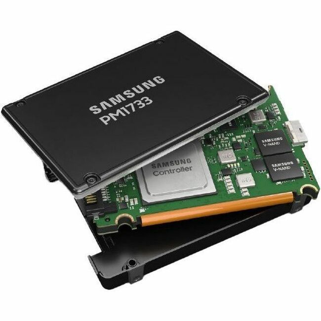 Samsung PM1733 3.84 TB Solid State Drive - U.2 Internal - PCI Express NVMe (PCI Express NVMe 4.0 x4)