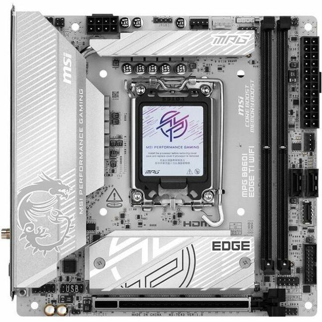 MSI MPG B860I EDGE TI WIFI Gaming Desktop Motherboard